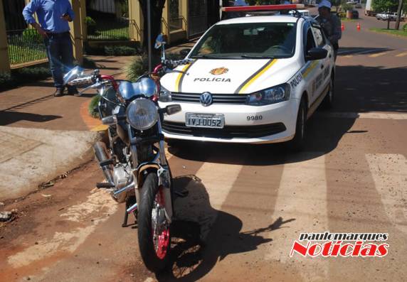 Homem e criança ficam feridos em colisão entre moto e caminhonete em Três de Maio - foto 5