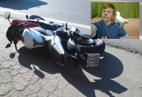 Jair Fussinger, de 41 anos, morreu na hora