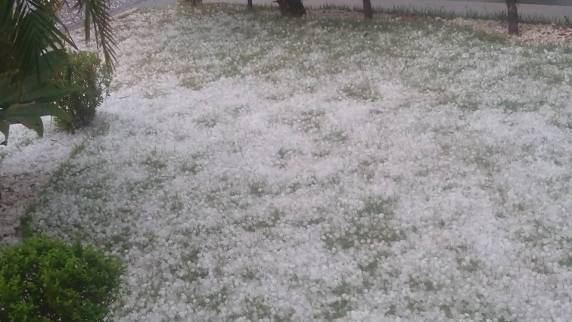 Chuva de granizo em Três de Maio - foto 2