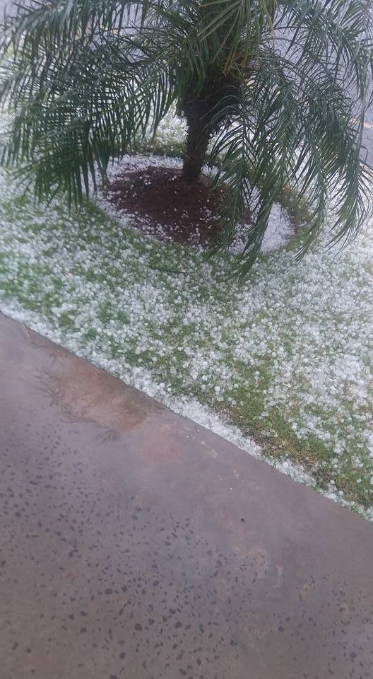 Chuva de granizo em Três de Maio - foto 6