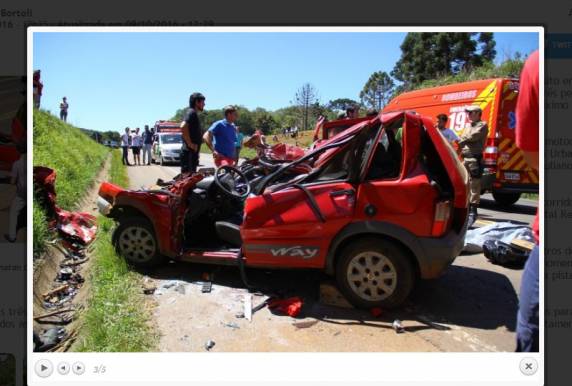 Criança e dois adultos morrem em acidente na BR-282, no Oeste de SC - foto 3