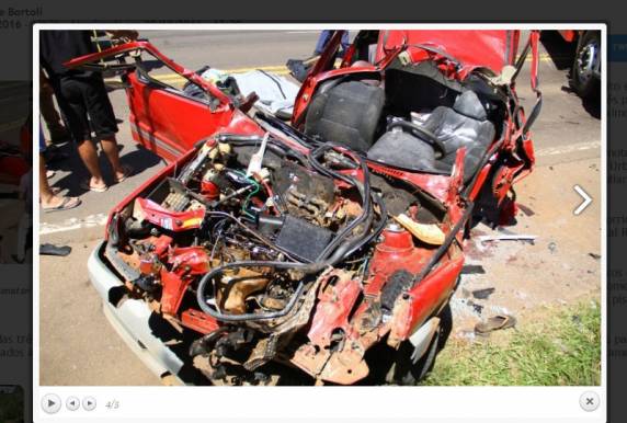 Criança e dois adultos morrem em acidente na BR-282, no Oeste de SC - foto 4