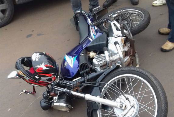 Motociclista fica ferido numa colisão no centro de Ijuí - foto 5