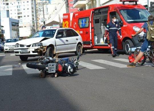 O condutor do veiculo não sofreu ferimentos