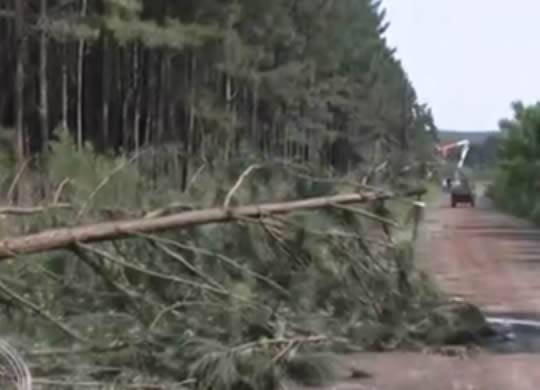 Cidades têm casas destelhadas por temporal e granizo em Santa Catarina - foto 2