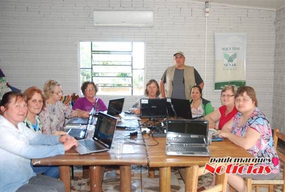 Grupo de mulheres obteve curso gratuito através do Sindicato Rural