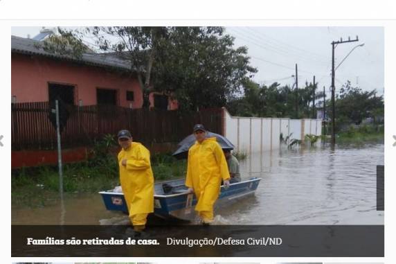 Chuva desabriga famílias em Bombinhas e provoca alagamentos
Itapema - foto 3