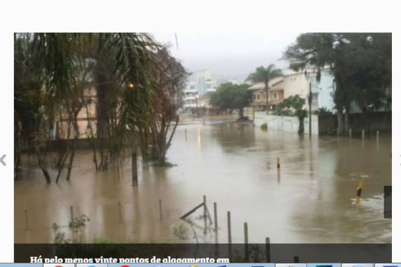Chuva desabriga famílias em Bombinhas e provoca alagamentos
Itapema - foto 4