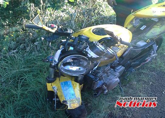 Motociclista fica ferido em acidente na BR-472 em Três de Maio - foto 2