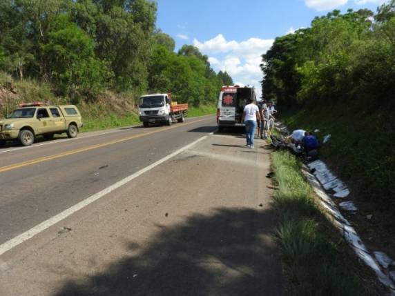 Motociclista fica ferido em estado grave vítima de acidente na BR-386 - foto 2