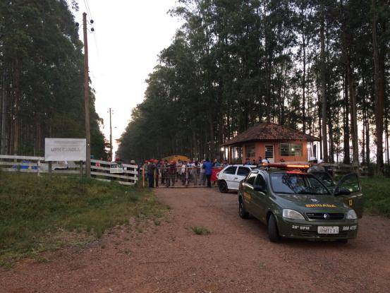 BM de Charqueadas monitora a situação no local, que, 

até o momento, é tranquila