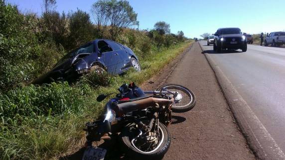 Rodrigo de Andrade, 30 anos, foi arremessado para fora da rodovia e faleceu no local