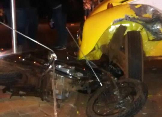 Motociclista fica ferido vítima de uma colisão em Ijuí - foto 2