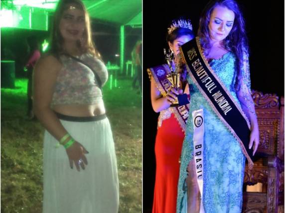 Anna Stefanello, de 28 anos, recebeu o título de Miss Beleza 

Mundial