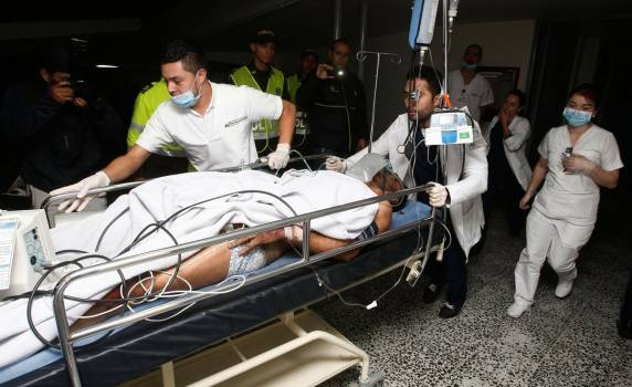 Alan 

Ruschel foi levado a hospital próximo ao local do acidente