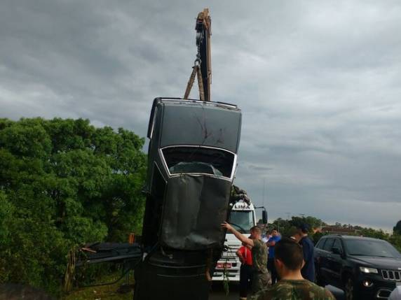 Acidente foi no km 268 da BR-386, em Fontoura 

Xavier, no Norte do estado