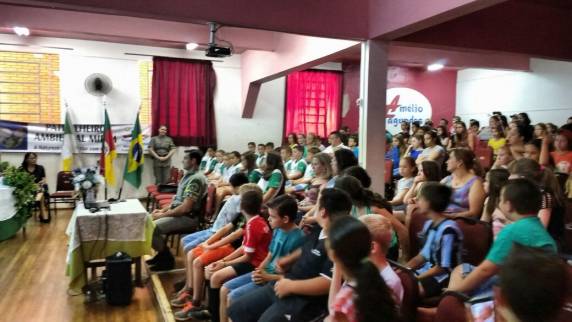 Formatura dos Patrulheiros Ambientais
Mirins em Independência - foto 5