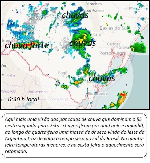 Há chance de chuva forte