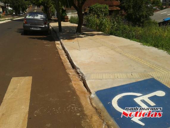 Acessibilidade para deficientes visuais em nova
avenida de Três de Maio - foto 3