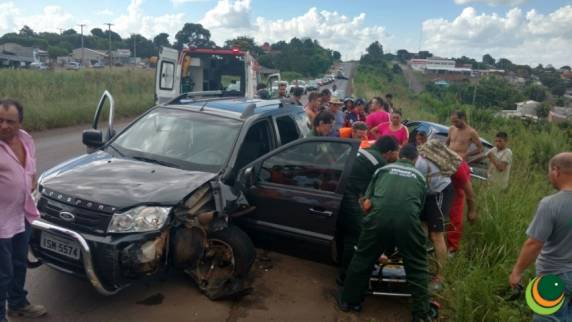Bombeiros, SAMU e UNIMED realizaram o atendimento 

da ocorrência