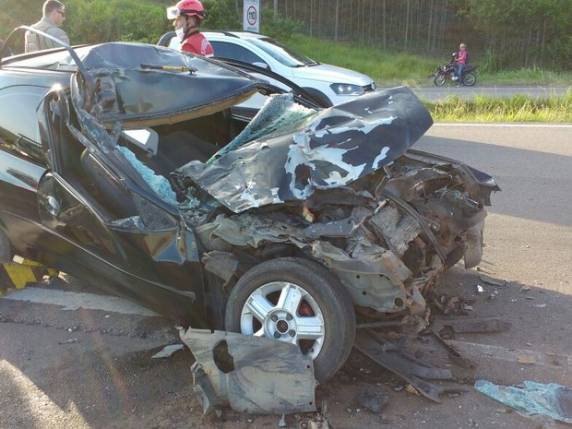 Acidente ocorreu na tarde de sábado (21) em Jaguaruna, no Sul de SC