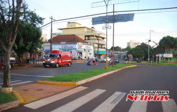 VÍDEO: Colisão traseira deixa uma jovem ferida no centro de Três de Maio - foto 4