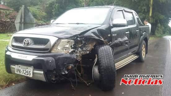 Veículo da secretaria de Saúde de Três de Maio se envolve em acidente na BR-386 - foto 2