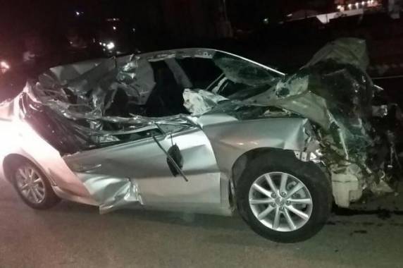 Acidente aconteceu na madrugada 

deste sábado (4) em Itapema