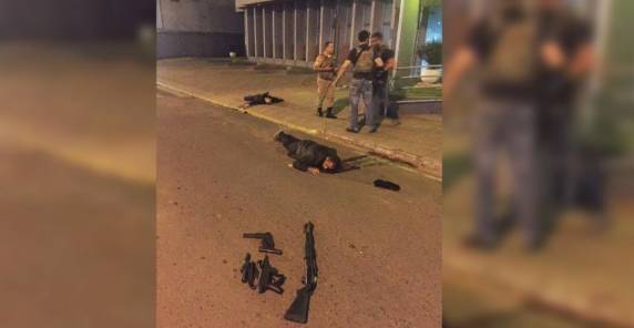 Assalto a banco termina com três mortes em São João Batista, SC - foto 2