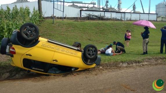 Capotamento deixa mulher
ferida na BR 285 em Gentil - foto 2