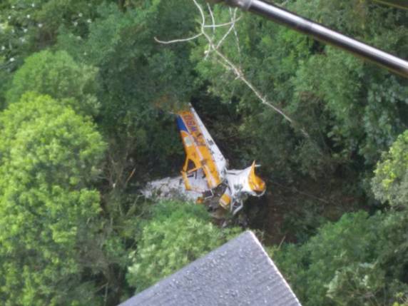 Aeronave cai na região Norte de SC - foto 4