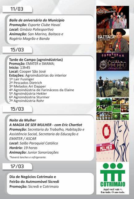 Programação festiva dos 25 anos de São José do Inhacorá - foto 2