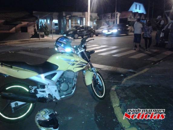 Motociclista fica ferido em colisão na rótula central de Três de Maio - foto 2