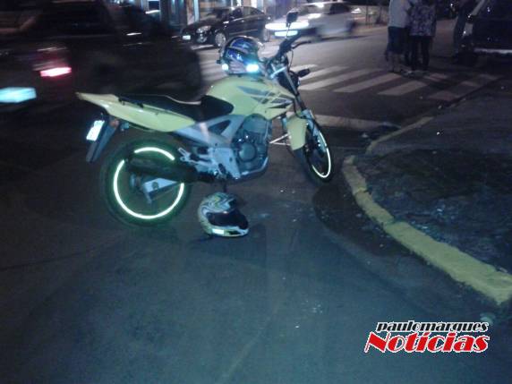 Motociclista fica ferido em colisão na rótula central de Três de Maio - foto 3