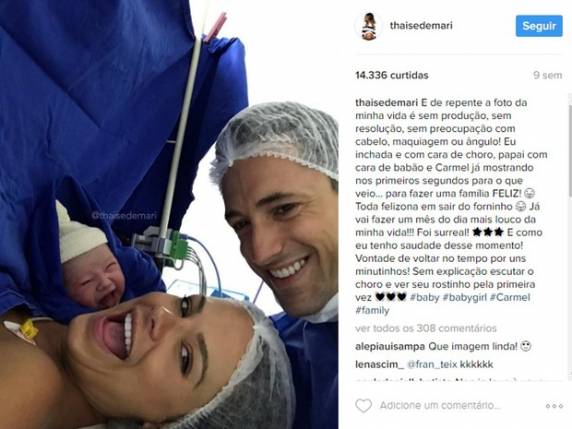 Foto tirada após o parto viralizou e ganhou fama internacional