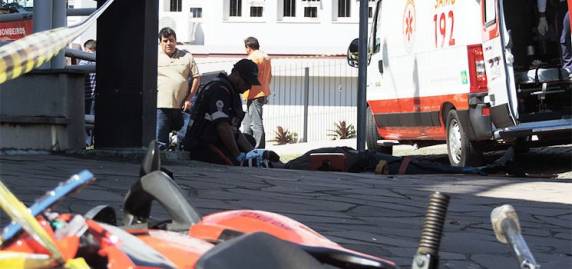 Vítima foi identificada como Noberto 

Muterle, 46 anos
