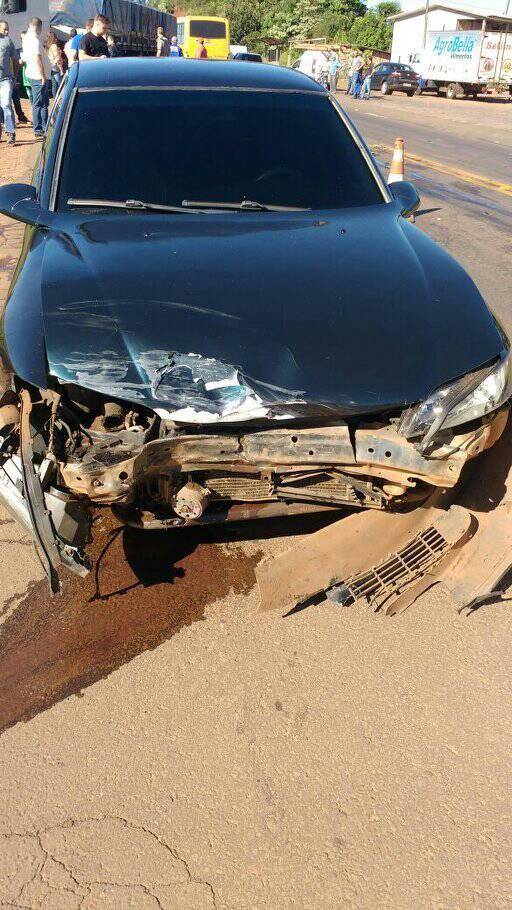 Motociclista ferido em acidente na BR 386, em Frederico Westphalen - foto 2