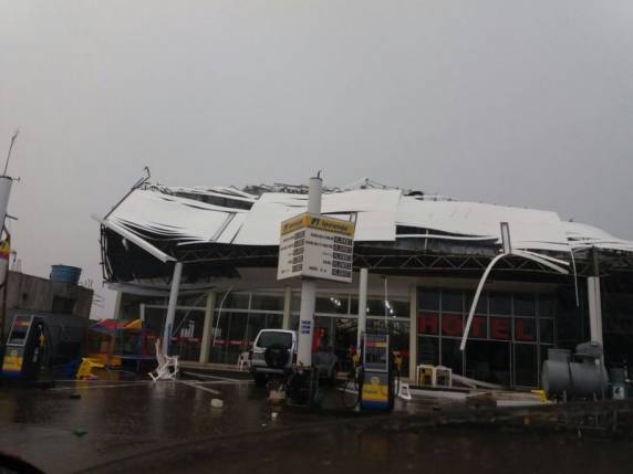Temporal atinge Ametista do Sul e causa estragos na tarde desta sexta feira - foto 7
