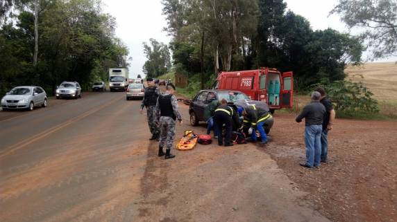 Acidente deixa motociclista ferido na BR 468 em Três
Passos - foto 2