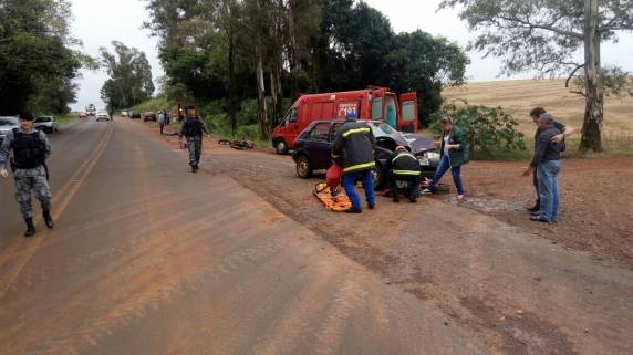 Acidente deixa motociclista ferido na BR 468 em Três
Passos - foto 3