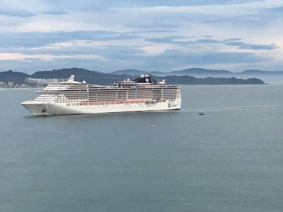 O Preziosa 

inaugura a chegada de transatlânticos na cidade