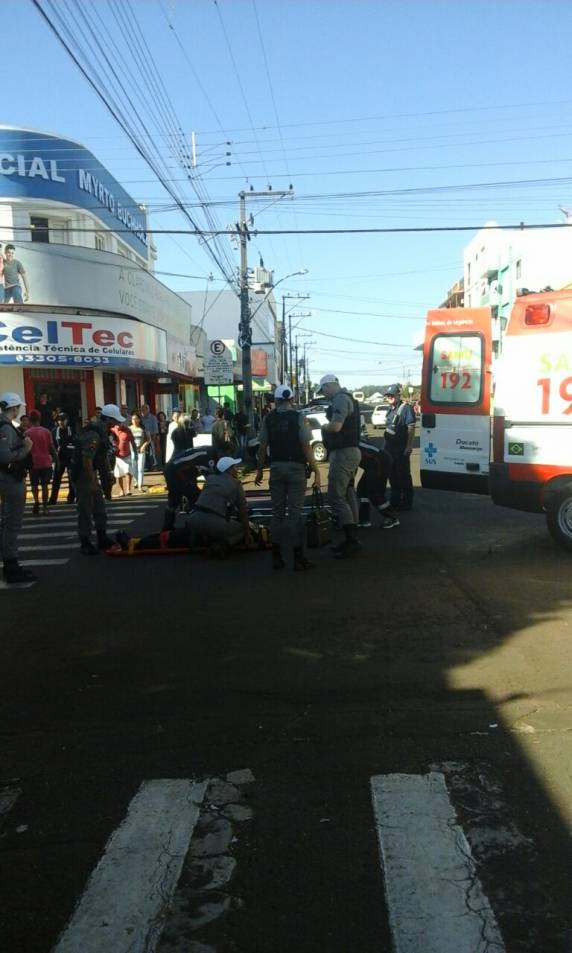 Mulher é atropelada quando cruzava em faixa de segurança, no Centro de
Ijuí - foto 2