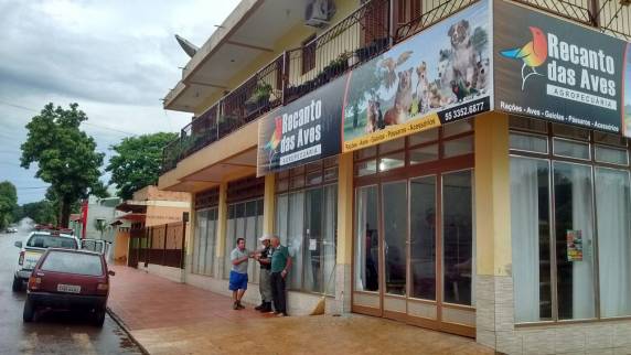 Veículo é abandonado após colidir contra porta de agropecuária em SLG - foto 2