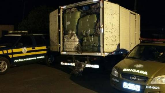 Material vinha do Uruguai e seguia para Porto Alegre