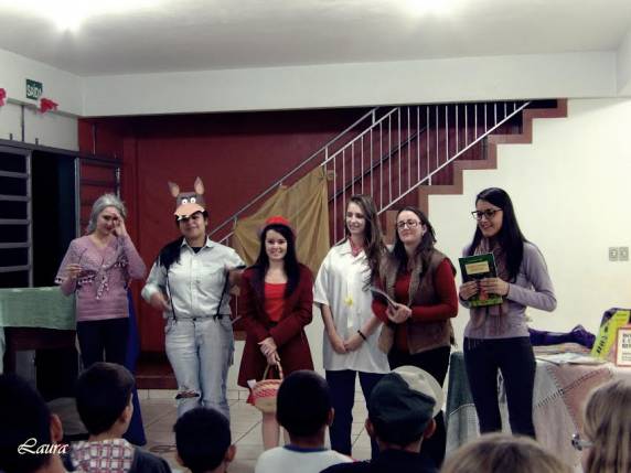 Pedagogia SETREM promove contação de histórias no Lar Bom Pastor - foto 4