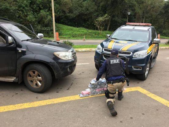 Droga vinha do Paraná em direção ao centro do Rio Grande do 

Sul