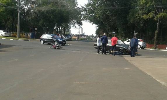 Acidente deixa motociclista ferido no centro de Santa Rosa - foto 2