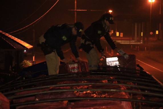 PRF apreende carga de cigarros contrabandeados em Santana do Livramento - foto 6