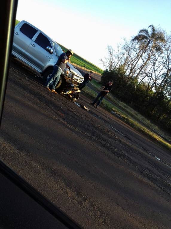 Acidente com danos é registrado no trevo de acesso a Chiapetta - foto 3