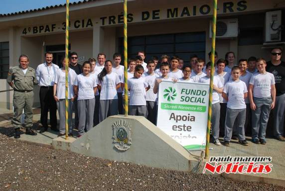 Fundo Social do Sicredi 

Noroeste beneficia Pelotão Mirim da Brigada Militar - foto 2